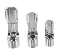 Garneck Kit De Réparation D'Écrou Évasé Pour 3 Pièces Outil Pour Conduite De Carburant Fendue Douille Pour Injecteur Diesel Alliage Argenté