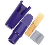 Garneck Kit de Saxophone Alto Casquette et Protège Bec en Silicone et Plastique, Design Créatif, Facile à Utiliser, Accessoire pour Musiciens Amateurs