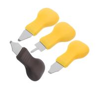 Garneck Kit d'Outils de Réparation Montre 4 Pièces en Plastique Solide Ouvre-Boîtier Arrière à Levier Outil d'Ouverture de Fond pour Remplacement Pile Entretien Horloger Professionnel