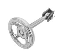 Garneck Kit Volant de Commande de Cheminée 80 Mm pour Poêle à Bois et Chaudière à Charbon, Pièces de Rechange Solide pour Registre de Poêle, Ensemble D’outils de Cheminée Robustes