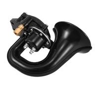 Garneck Klaxon Pneumatique Électrique 12V/24V Puissant pour Voiture Camion et Engin de Chantier Double Corne D’Escargot Étanche Kit de Klaxon de Remplacement Alerte Sonore Forte pour