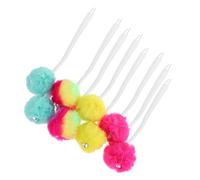 Garneck Lacets à Pompons Duveteux pour Patins à Roulettes Décorations Colorées Accessoires Amusants 4 Paires Patinage Facile à Installer