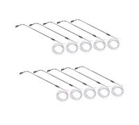 Garneck Lampadaire Miniature LED 10Pcs pour Modèles Ferroviaires Éclairage de Maquette Accessoires de Table de Sable Conception Réaliste pour Projets Scolaires