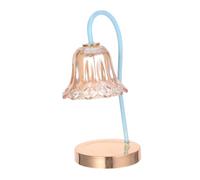 Garneck Lampe avec Kit Abat-Jour Lampe De Table Vintage De Chevet Accessoire DIY Chauffe-Cire