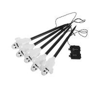 Garneck Lampe LED Halloween Fantômes Balise de Chemin Extérieur Étanche Décoration Jardin Pelouse Éclairage de Sol pour Halloween