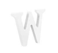 Garneck Lettre Décorative en Bois Blanc 8 Cm pour Décoration Maison et Mariage, Aide Éducative Créative Pouvant Se Tenir sur Table, pour Chambre D'garçon et Filles et DIY
