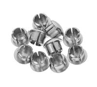 Garneck Lot de 10 Clips De Fixation pour Robinet Qualité Alimentaire Thermomètre Alimentaire Piston À Ressort Noyau De Valve Diffuseur De Plantes Étiquette Adhésive Clip De