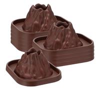 Garneck Lot de 10 Maquettes de Volcans à Usage Éducatif pour Les Enfants : Expériences sur Les Éruptions Volcaniques, Projets Scientifiques à La Maison Ou en Classe.