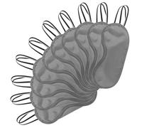 Garneck Lot de 10 Masques de Sommeil en Polyester Respirant et Léger Cache-Yeux Jetables pour Dormir Occultation Complète Bandeaux Confortables pour Voyages Siestes Maison et Avion