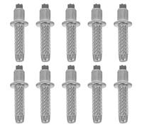 Garneck Lot de 10 pointes pour bâtons de randonnée - Pointes de rechange en métal dur durable - Compatible avec Leki - Idéal pour les randonnées exigeantes et les aventures d'escalade