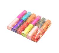 Garneck Lot de 12 Boîtes à Rouge à Lèvres Brodées en Tissu, Étui Portable Miroir Intégré, Coffret Rangement Multifonction pour Maquillage et Bijoux, Couleurs Mixtes, Couleur Aléatoire