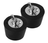 Garneck Lot de 2 Bouchons D'expansion pour Piscine Hors Sol 38 Mm en PVC Résistant et Acier Inoxydable, Accessoires Hivernage Anti-Gel pour Filtration et Pompes de Piscine