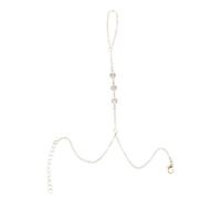 Garneck Lot De 2 Bracelets En Diamant Pour Femmes Bijoux Anneaux Chaîne Manchette Élégant En De Zinc Doré