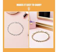 Garneck Lot de 2 Couronnes d'Épines Métalliques Vintage en Argenté Ancien et Or Serrage-Tête Coiffe Renaissance Légère pour Mariage Anniversaire et Soirées Costumées