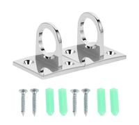 Garneck Lot de 2 Crochets de Plafond en Acier Inoxydable Argenté Accessoires Suspendre Anneau Renforcé Supporte Hamac et Balançoire pour Intérieur Humide Usage Multifonctionnel