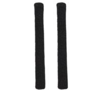 Garneck Lot de 2 Embouts de Branches en Tissu Tricoté Coton Doux Noir Supports Antidérapants pour Lunettes de Soleil Vue Coussinets Confortables pour Maintien Derrière L’Oreille