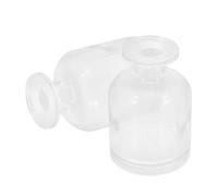 Garneck Lot de 2 Flacons Diffuseurs D'aromathérapie en Verre Cylindrique Transparent 100 ML, Flacons Volatils pour Huiles Essentielles, Diffuseur de Parfum sans Flamme pour Maison