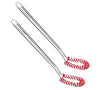 Garneck Lot De 2 Fouets À Œuf Manuels En Acier Inoxydable Batteur À Œufs Pour Mélanger Mini Petit Mini Batteur À Œufs À Œufs À Mélanger Gel De Silice Rouge