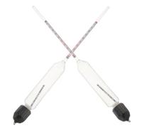 Garneck Lot De 2 Hydromètres Précision Pour Lait De Vache Et Chèvre Appareil Mesure Densité 0-40 Outil Test Lait Laboratoire Analyseur Maintien Qualité Équipement Contrôle