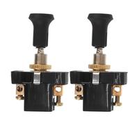 Garneck Lot de 2 Interrupteurs à Tirette Universels pour Phares de Camions 12V/24V Module d'Allumage Seul Étage Compatible Éclairage et Démarrage Moteur Adapté Véhicules Utilitaires et