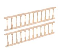Garneck Lot de 2 Rampes D'escalier Miniatures à L'échelle 1/12 pour Maison de Poupée : Ornements de Mobilier Miniature pour Maison de Poupée, Petites Mains Courantes Décoratives pour Jeux de Rôle