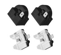 Garneck Lot de 2 sets de relais de démarrage PTC 47 Ω protecteur thermique en forme d'aile pour compresseur de réfrigérateur et congélateur - kit de démarrage pour maintenance