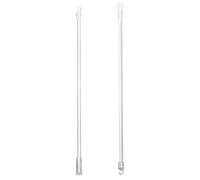 Garneck Lot de 2 Tringles à Rideaux Modernes en PP pour Stores Verticaux, Accessoires Élégants et Pratiques pour Améliorer la Décoration Intérieure