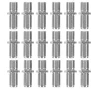 Garneck Lot de 20 Adaptateurs Connecteurs Coaxiaux de Type F Métalliques, Coupleurs d'Extension Câble Coaxial, Accessoires TV Vidéo, Connecteurs de Remplacement pour Installation
