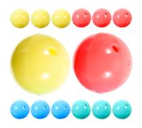Garneck Lot de 20 Boules Vides en Plastique pour Distributeur Automatique, Mini Capsules Colorées, Décorations DIY pour Fêtes, Jeux et Présents Amusants