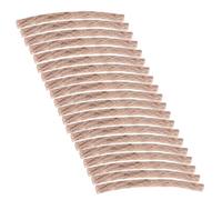 Garneck Lot de 20 Cordes à feu en Bois pour randonnée, feu, à Dos de randonnée, kit de Bougie en Allume-feu de Camping, Corde d'amadou, pour feu de Camp, Voyage, mèche, Corde de