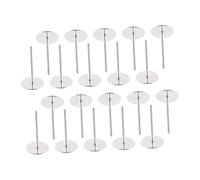 Garneck Lot de 200 Clous d'Oreilles Ronds en Hypoallergénique pour Femme Accessoires de Bijoux Décoratifs Support de Boucles d'Oreilles pour Création et Personnalisation