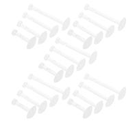 Garneck Lot de 28 Boucles D'oreilles à Clous en Acrylique Transparentes, Tailles 6 Mm 8 Mm 10 Mm 12 Mm, Hypoallergéniques, Discrètes pour Nez, Lèvres, Oreilles, Travail, L'école Sport