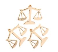 Garneck Lot de 3 Broches de Revers en Métal Doré Symbole Balance Justice Broches Décoratives pour Costume et Chemise Accessoire Professionnel pour Avocat Juge et Élève en Droit