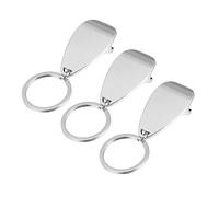 Garneck Lot de 3 Porte-clés Ouvre-bouteille en Alliage Argenté, Mini Décapsuleur Multifonction, Compact et Portable, pour Maison, Camping et Loisirs Extérieur