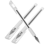 Garneck Lot de 3 Stylos Marqueurs pour Microblading Waterproof, Pointe Fine, Stylo de Position pour Maquillage Permanent Sourcils, Noir, Usage Professionnel Tatouage et Piercing