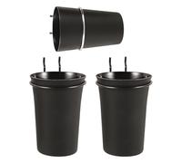 Garneck Lot de 3 Tasses Noires pour Panneaux Perforés 2,5 Cm Crochets, Porte-outils en Plastique Solide pour Rangement Atelier, Garage et Bureau, Organisateur Multifonction pour Outils