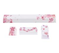Garneck Lot de 4 Touches Pbt pour Clavier Mécanique Azerty Kit de Remplacement Esc et Espace en Couleur Rose Sakura Accessoires Solide pour Clavier Gamer et Ordinateur Personnel