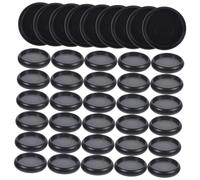 Garneck Lot de 44 anneaux Atoma pour systèmes Discbound - Anneaux de reliure noirs - Disques d'extension pour planificateurs et ordinateurs portables - Idéal pour les pages supplémentaires et les