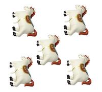 Garneck Lot de 5 Ballons Aluminium Cheval 3d Beige Crème, Gonflables et Réutilisables, Décoration Anniversaire, Shower et Fête Équestre, Thème Nouvel An Chinois 2026, Fête Western