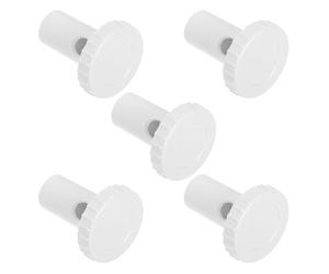 Garneck Lot de 5 Bouchons de Vidange Étanches en Plastique Diamètre Standard Hauteur 4 CM pour Congélateur et Glacière Accessoires de Rechange Résistants Froid pour Usage
