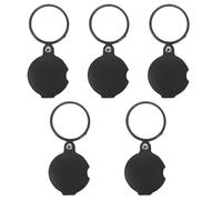 Garneck Lot de 5 Loupes Pliantes 5X pour Garçon et Filles Loupe de Lecture ’Observation Portable en Plastique Robuste de Poche pour Lecture Exploration Scientifique et Bijoux