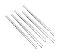 Garneck Lot de 5 -Oreilles en Acier Inoxydable Spiralés Pince à Épiler pour Élimination du Cérumen Outil de Nettoyage des Oreilles Portable Adapté aux Adultes Argenté Hygiène