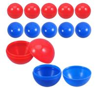 Garneck Lot de 50 Capsules Rondes Vides 3 Cm en Plastique Coloré, Capsules à Ouvrir pour Tirages Sort, Fêtes, Jeux et Activités, Contenants Réutilisables pour Surprises et Présents