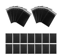 Garneck Lot de 50 Sacs Postaux Résistants Aux Chocs Et Imperméables Rembourrés Auto-Adhésifs À Bulles Noirs