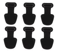 Garneck Lot de 6 Bouchons USB-C en Silicone Noir Anti-Poussière Petits Caches pour Ports de Téléphone Type-C Protection Pratique et Légère pour Appareils Électroniques