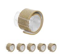 Garneck Lot de 6 Bracelets Ornement de Poignet DIY Dorés pour Mariage et Bal de Fin D'année, Accessoires Floraux Légers en Matériaux, pour Demoiselles D'honneur et Créations