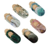 Garneck Lot de 6 Caches Webcam en Marbre Obturateur de Confidentialité Protections pour Webcam de Téléphone Autocollants Anti-Espionnage Faciles à Poser et Retirer Design Fin et