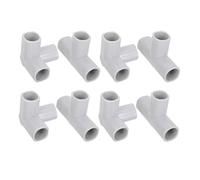 Garneck Lot de 8 Connecteurs en Plastique Robuste pour Parc Bébé, Pièces Articulées en T et Triangle, Accessoires de Remplacement pour Barrières de Sécurité D’intérieur, Montage Facile