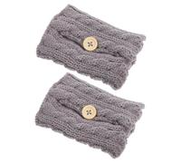 Garneck Manchon Isolant Tricoté pour Tasse, Lot de 2, Laine, Confort Doux