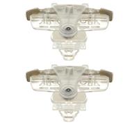 Garneck Manettes de Jeu pour Smartphone Transparentes Paire de Gâchettes Tactiles Réglables pour Mobile Accessoires Compatibles Jeux de Tir Contrôleur Jeu Mobile Précis et Réactif